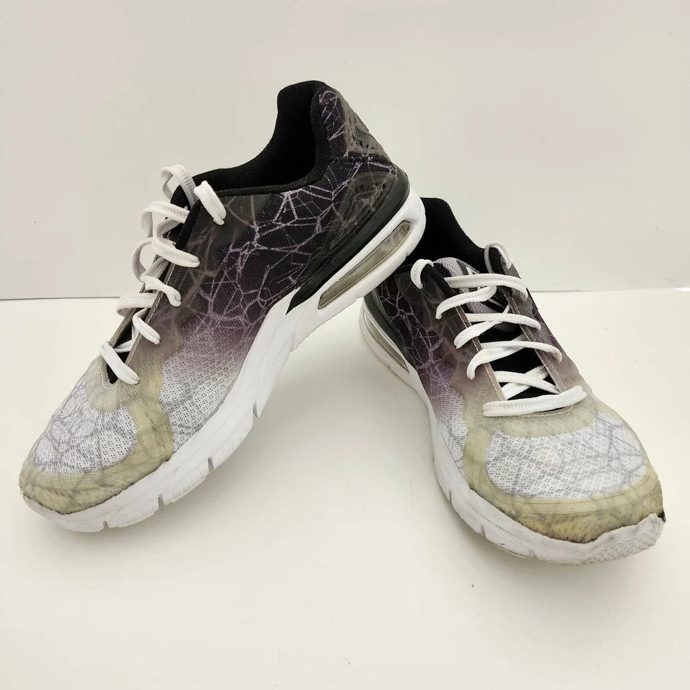 Skechers Advantage Running Shoes Purple Ombre Geometric Athletic Womens 7.5